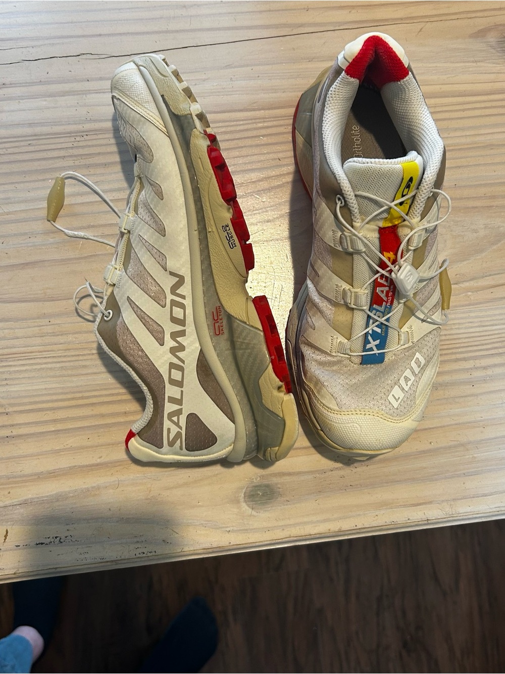 Salomon White Xt-4 Og 'Vanilla Ice' sneakers - Picture 7 of 12